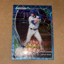 2021 Panini Prizm Draft Picks - JAKE FOX - BLUE VELOCITY PRIZM #PDP95