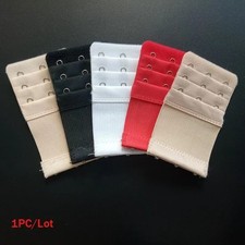 3 Hook Bra Extender 3 Row Soft Bra Strap Extension Beige Polyester
