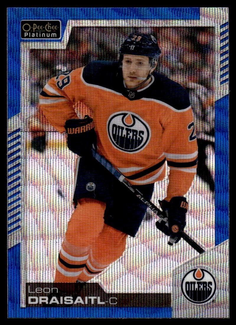 2020-21 O-Pee-Chee Platinum Blue Surge Leon Draisaitl Edmonton Oilers #2