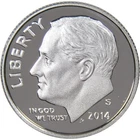 2014 S Roosevelt Dime Choice Proof 90% Silver 10c US Coin Collectible