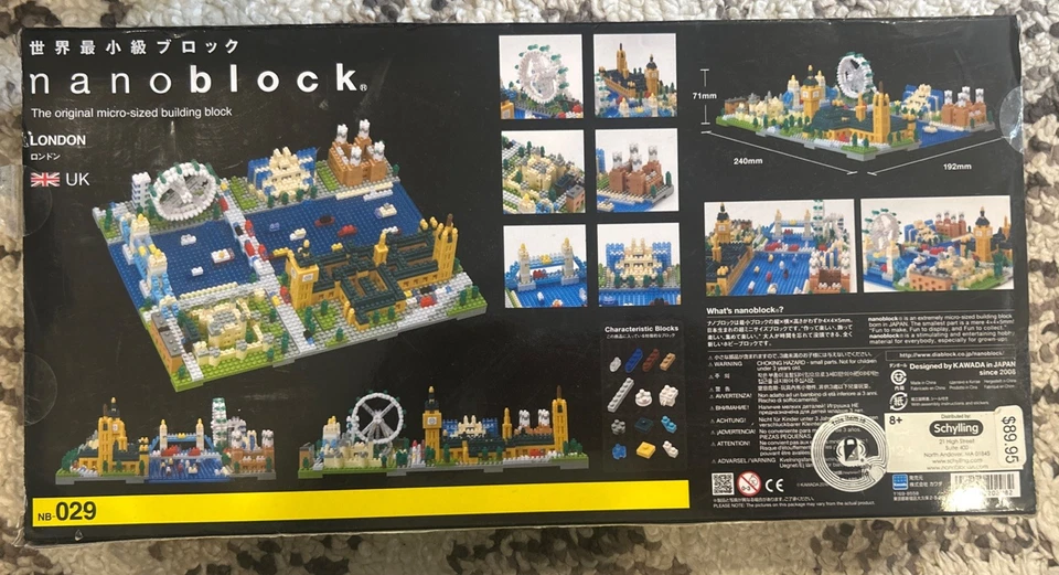 Nanoblock London Skyline UK NB-029 Micro-Sized Building Blocks Set - Image 2 of 4