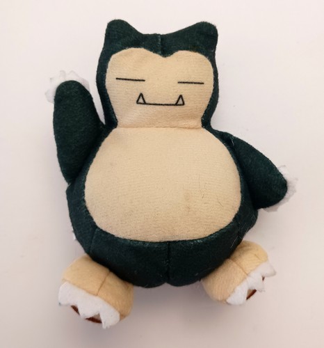 1999 Snorlax 4" Plush Pokemon Burger King Toy