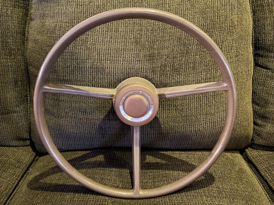 1966-74 A B E-Body Black Tuff Steering Wheel 1970 1974