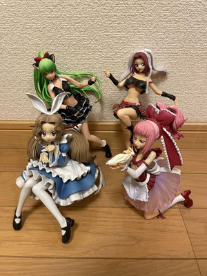 Rare Code Geass Figure Lot C.C. Kallen Shirley Premium Set