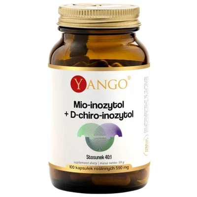 Yango Myo-Inositol + D-Chiro-Inositol, 100 Kapseln