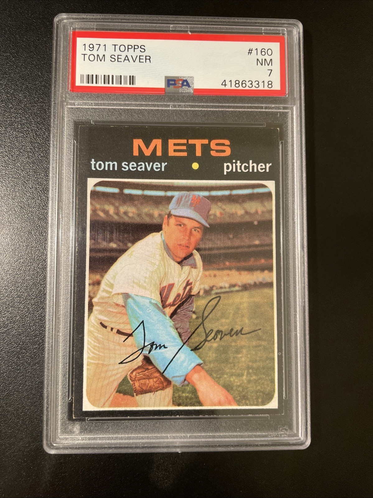 1971 Topps #160 Tom Seaver PSA 7