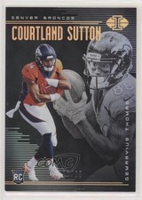 2018 Illusions Trophy Collection Black /25 Courtland Sutton Demaryius Thomas 0a6