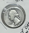 1939S Washington Quarter.  Better Grade 90% Silver Key Date