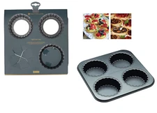 Masterclass: Tartlet Pan - Non-stick Mini Tart Tray (4 Shapes)