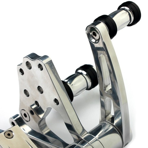 3/4 " Commandes Avancées pr Harley Big Twin Shovelhead Low Rider Softail 84-99 - Photo 4/4