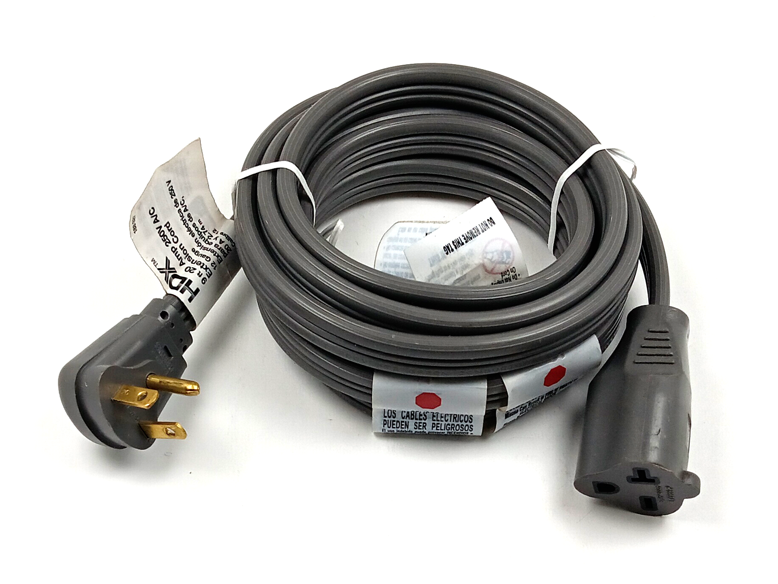 HDX 9 ft. 12/3 20 Amp 250Volt Air Conditioner Appliance Extension Cord