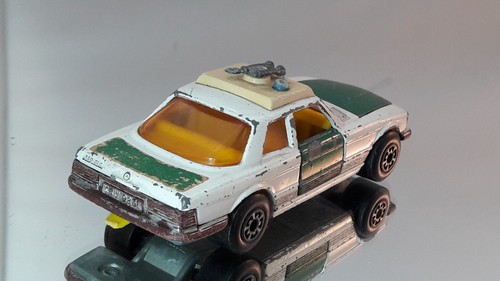 Mercedes SLC 350 Polizei - Matchbox - White Green - 1974 - K61 - Picture 5 of 9
