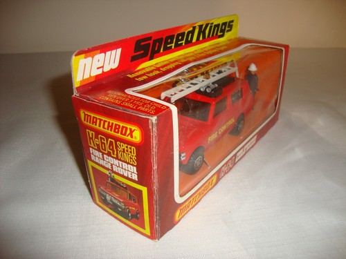 MATCHBOX SPEED KINGS K-64 FIRE CONTROL RANGE ROVER - VN MINT in original BOX - Picture 2 of 12