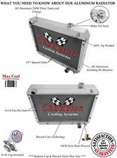Sr Champion 3 Row Radiator For 1963-1965 Chevrolet Chevy Ii Nova Factory V8 Eng