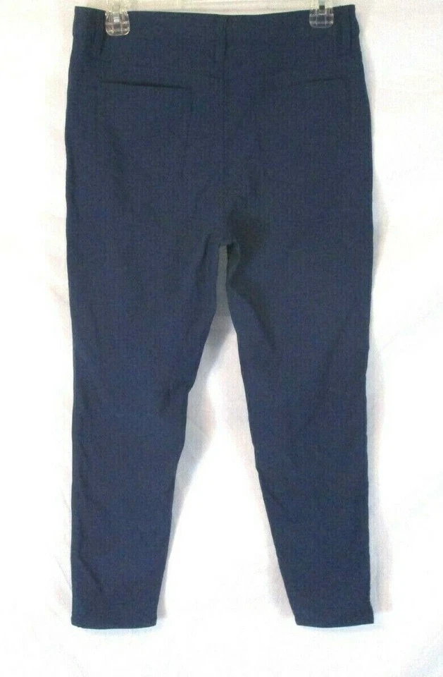 New Lisa Rinna Collection Pants Slim Navy Blue Sz 8 Stretch A264570 Womens CB18V - Image 2 of 4