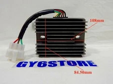 6 PIN / 6 WIRE 1 PLUG VOLTAGE REGULATOR / RECTIFIER FOR SCOOTER MOTORCYCLE 