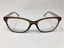 COACH HC 6072 5328 BROWN GLITTER CRYSTAL 52-17-135 FULL RIM EYEGLASSES HZ99