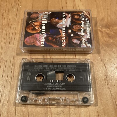 Chastain / Harris - Live Wild And Truly Diminished CASSETTE TAPE 1st US issue