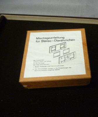 Stereo Dias / Diarahmen / Diarähmchen NEU 25 Stück