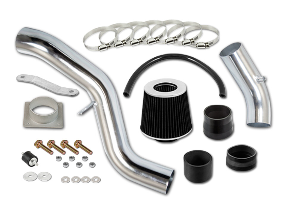 GSP 3" Black JDM Cold Air Intake Kit + Filter For 0306 Nissan 350Z 3