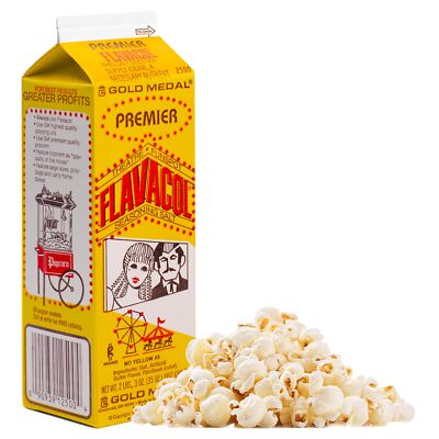 Individual Cartons Premier Flavacol Popcorn Seasoning Salt by 