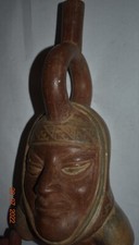 PERU MOCHE STIRRUP BOWL 7" PROV