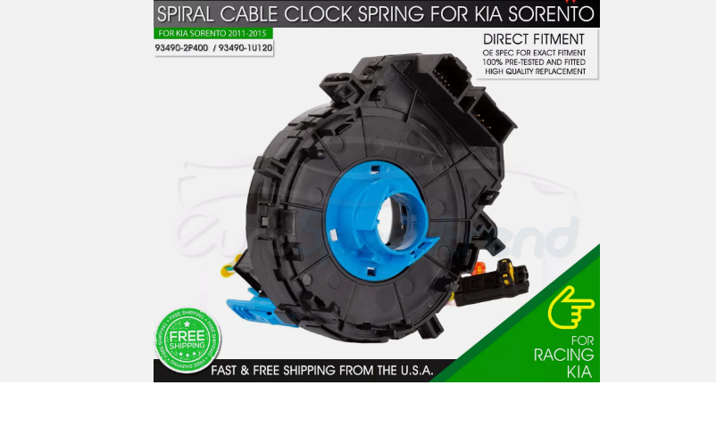 2011-2015 Kia Sorento Spiral Cable Clock Spring 93490-2P400