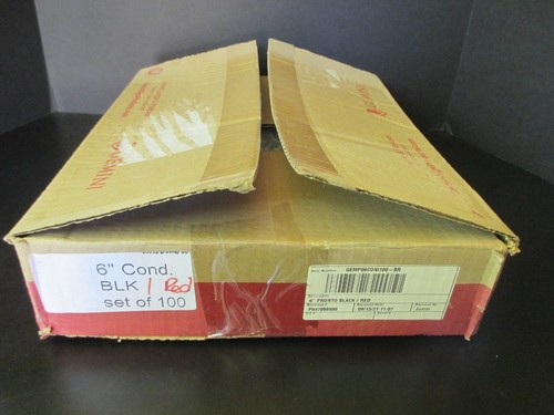 NOS Lot Of 100 BLACK/RED 6" Gemini Vintage Marquee Sign Letters CONDENSED
