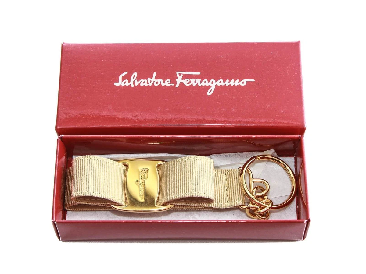 Authentic Salvatore Ferragamo Key ring Charm Yellow eBay