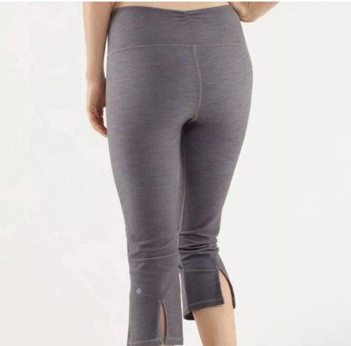 Lululemon Womens Sz 4 Gather\u0026Crow Split 
