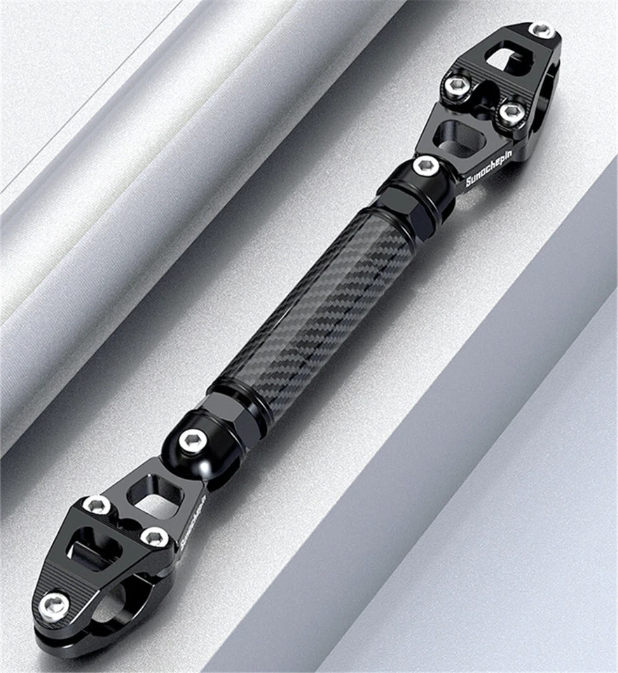 7/8in Motorcycle Balance Cross Bar Handlebar Strength Crossbar Beam Adjustable - Image 3 of 4