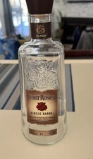 Four Roses single barrel Kentucky bourbon whiskey Empty 750ml Bottle W/cap