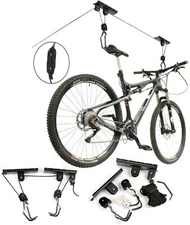 BIKE BICYCLE LIFT CEILING MOUNTED HOIST STORAGE GARAGE HANGER PULLEY RACK