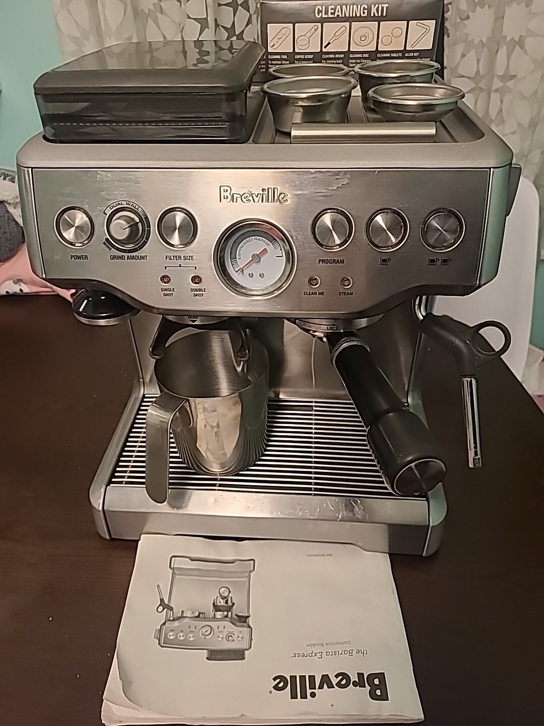 Breville Barista Express BES860XL Parts/Not Working Read Description