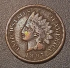 1897 Indian Head Cent US Old Coin Collection Circulated (#1)