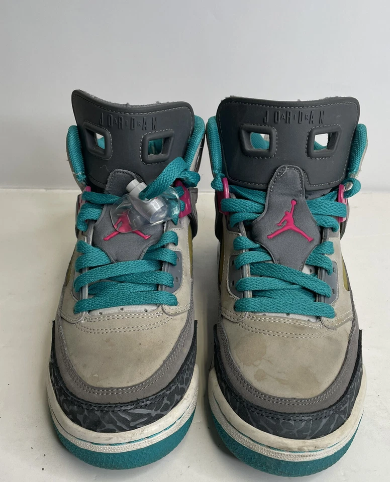 Air Jordan Spizike GS Size 5.5Y “Miami Vice” 2009 Basketball Shoes Sneakers - Image 3 of 4