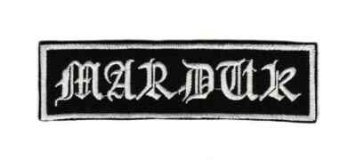 Marduk Sew-on Patch - Swedish Black Metal Death Metal Music Band Logo