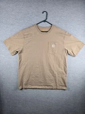 Carhartt Pocket T Shirt Brown XL Brown Beige
