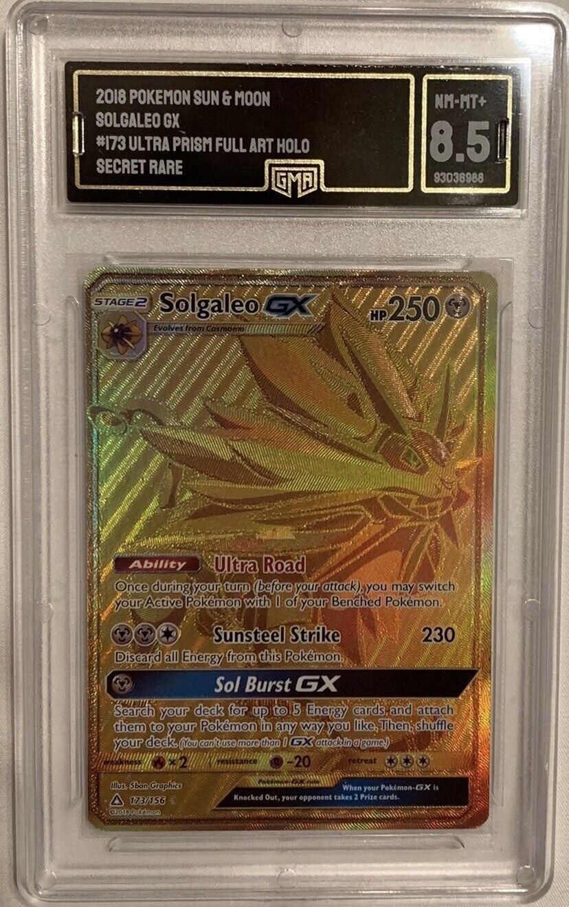 Lunala Solgaleo Ultra Necrozma Set of 5 Cards Ultra Rare 