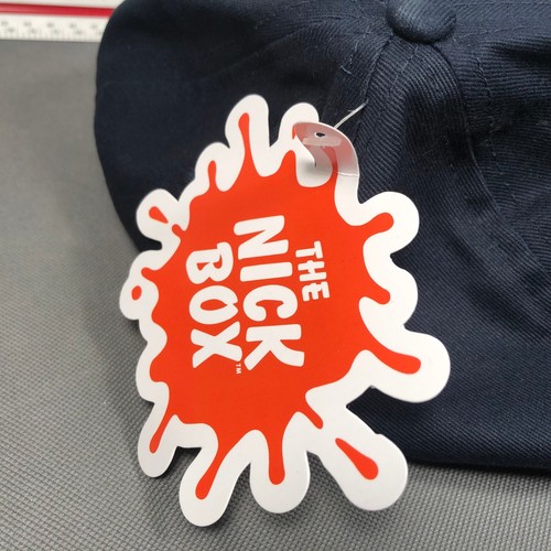 Nickelodeon Nick Box Nicktoons Druckknopflasche Mütze Hut Vogel Hund Logo Cartoon neu - Bild 4 von 5