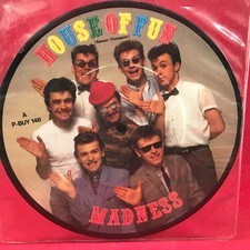 MADNESS House Of Fun 1982 UK 7" Vinyl picture disc Single stiff record A
