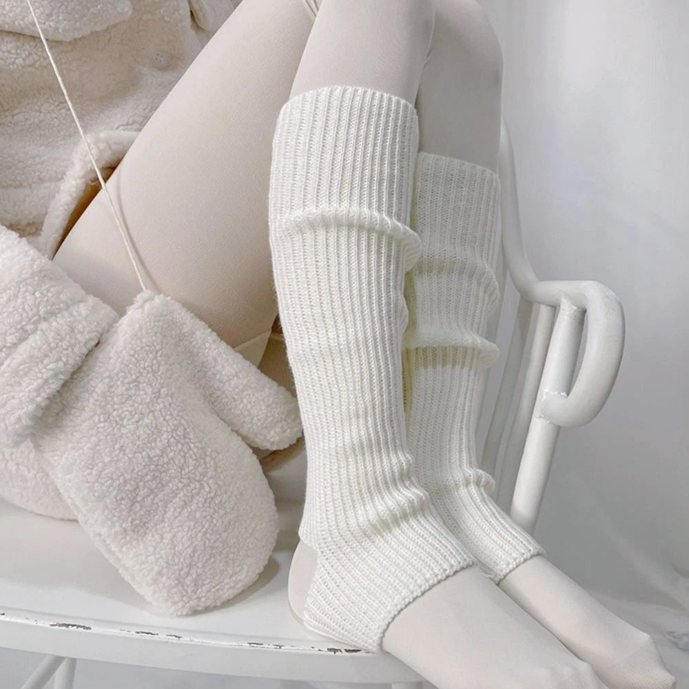 Footless socks 2025 knee highs