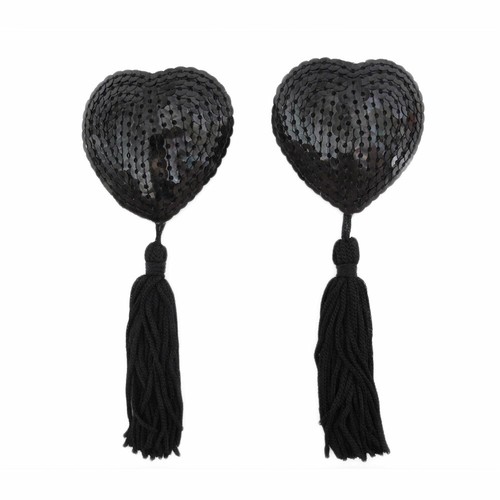 Sequin Star Tassel Breast Nipple Covers Pasties Party Christmas Self Adhesive - Picture 2 of 112