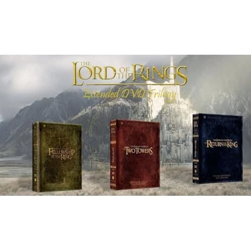 LORD OF THE RINGS - Motion Picture Trilogy Special Extended Ed. Sealed UK R2 DVD - Image 3 of 4