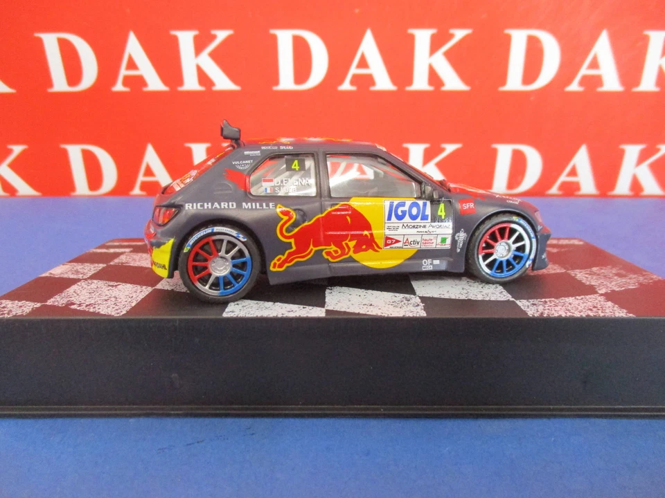 Die cast 1/43 Modellino Auto Peugeot 306 Maxi Rally Montblanc 2021 S. Loeb - Immagine 4 di 4