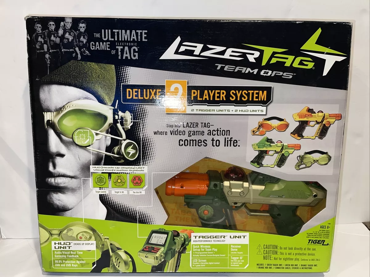 Hasbro Lazer Tag Team Ops Deluxe 2-Player System Ultimate Game Of Tag 2  Guns