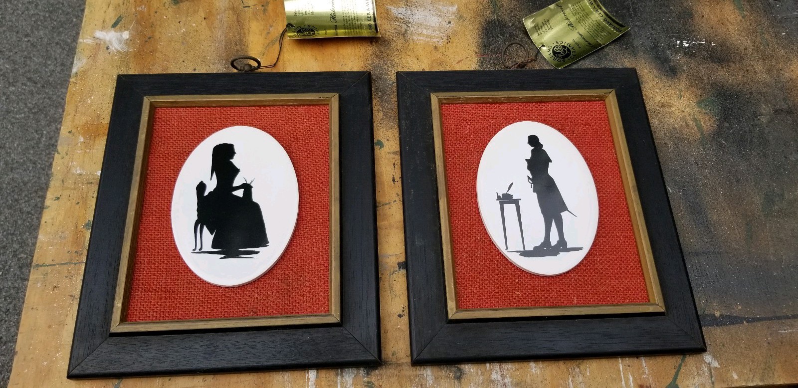 Pair Of Vintage Soriano Ceramics American Historical Wall Hangings eBay