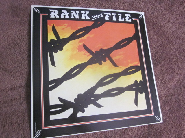Rank and File 1982 Sundown 12x12 Promo Cover Flat Poster Kinman Evans Escovedo