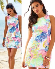 Lilly Pulitzer Mila Multi Roar Of The Seas Print Shift Dress