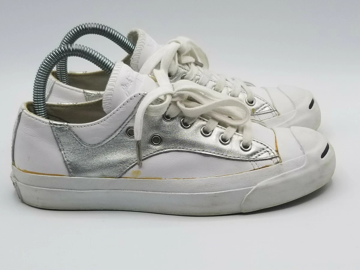 White leather converse size 4.5 outlet